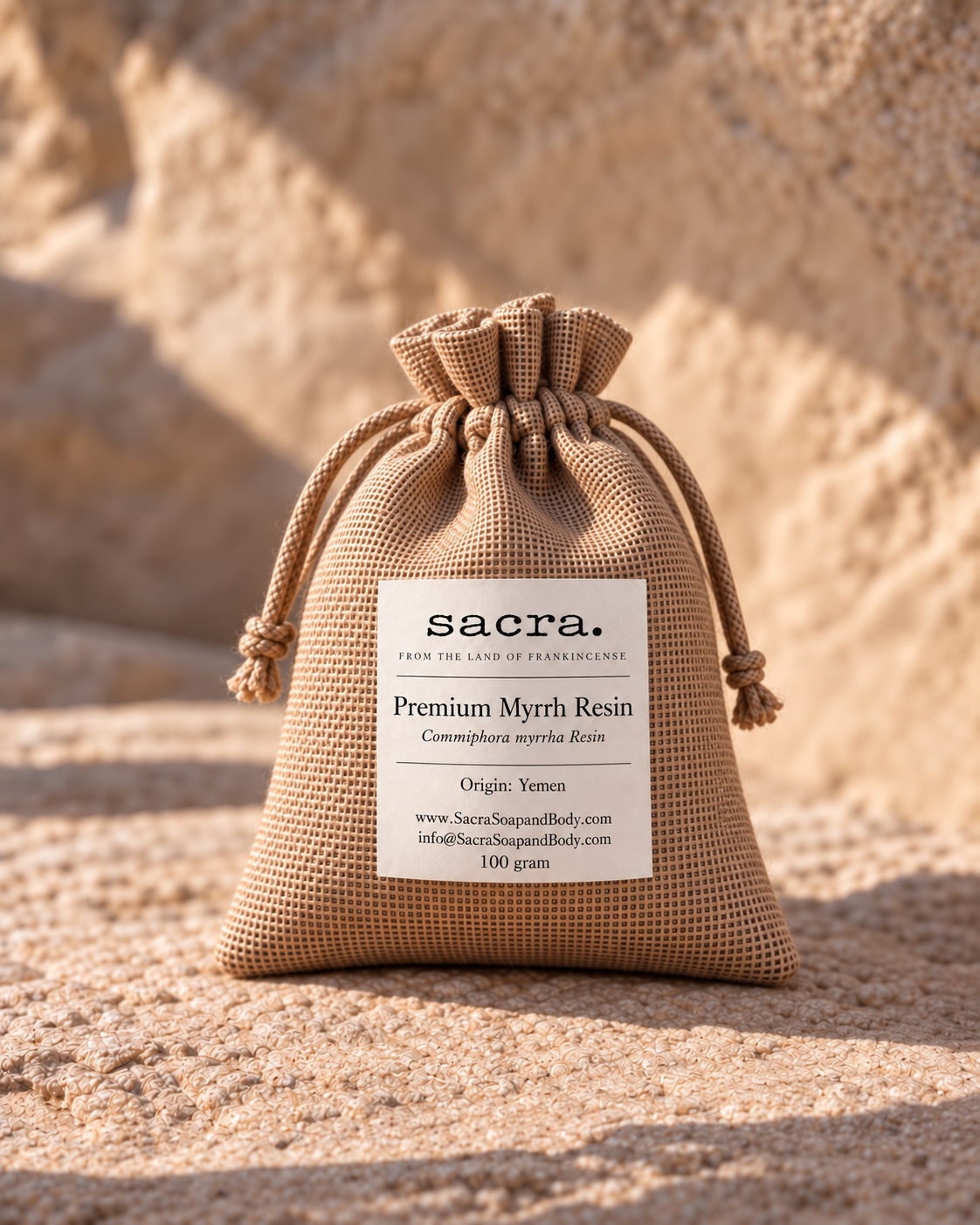 Premium Yemeni Myrrh Resin (Commiphora myrrha) – 100g