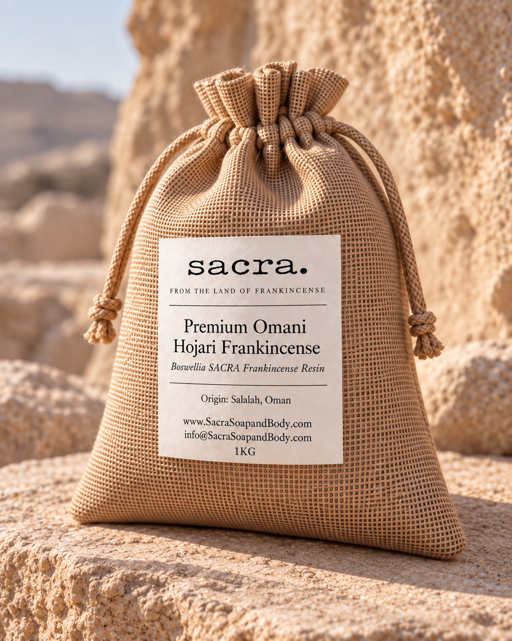 Premium Omani Hojari Frankincense Resin (Boswellia sacra) 1KG