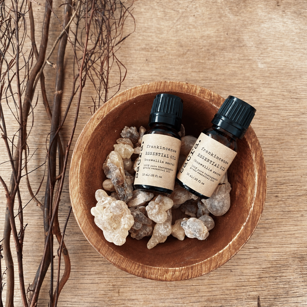 100% Pure Omani Hojari Frankincense Essential Oil (Boswellia sacra) – 15 mL
